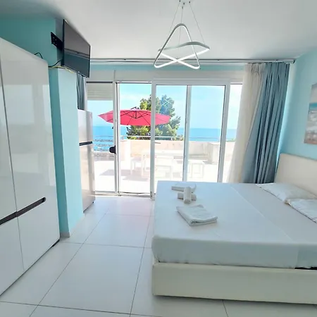 Lägenhet Horizon Bliss With Sea View Dhërmi
